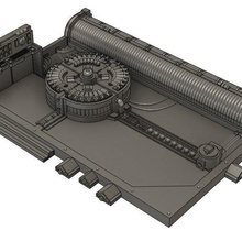archeotech dispositivo gioco necromunda terreno badzone settore 7 3d print model - Mito3D