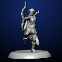 archer game ranger archery d&d gloomhaven roleplaying role playing dungeon dragons boardgames tabletop wargaming wargames miniature fighter warrior 3d print model - Mito3D