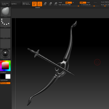 archer illimité lames cosplay arc Flèche 3d print model - Mito3D