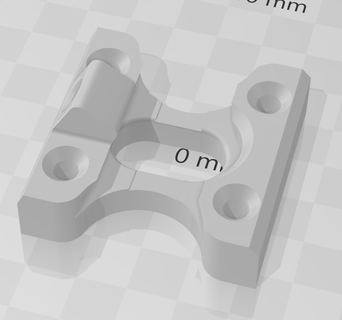 okçuluk görme Kulp destek 3d print model - Mito3D