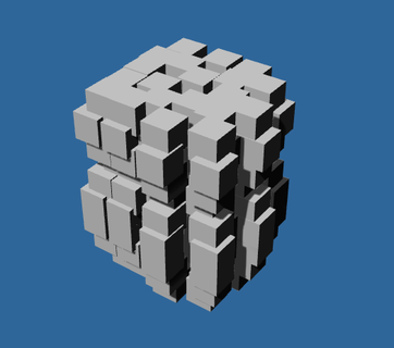 architectural project - cubes 2 architecture 3d print model - Mito3D