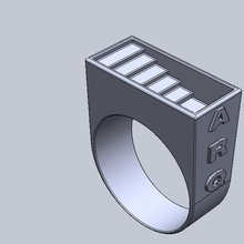 mimari yüzük takı gümüş 925 Vizcarra manrique 3d print model - Mito3D