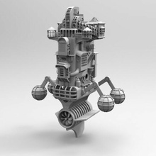 arquitetônico navio escultura arte arquitetura brinquedo colecionável Projeto modelo detalhado 3d print model - Mito3D