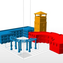 mimarlık koleksiyon model bina kule 3d print model - Mito3D