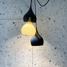 ışık stripe koleksiyonu mimarisi ev pilar lamba kolye aydınlatma geometri chanel modern tasarım 3d print model - Mito3D