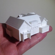 Architektur-Modell 3d print model - Mito3D