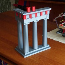 architettura partenone akropolis antica grecia modello architettonico 3d print model - Mito3D