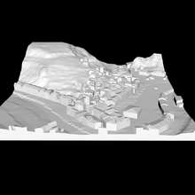 architecture topography city relief 3d print model - Mito3D