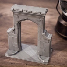 arch architecture hamilton mcmaster miniature scale model university buildings_structures 3d print model - Mito3D