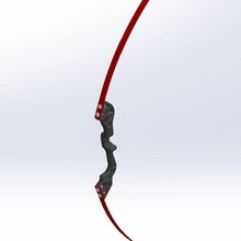arco tipo olimpico 130 cm gadget game flecha deports deporte tiro tiroconarco 3d print model - Mito3D