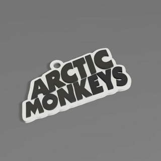 arctic monkeys keychain 3d print model - Mito3D