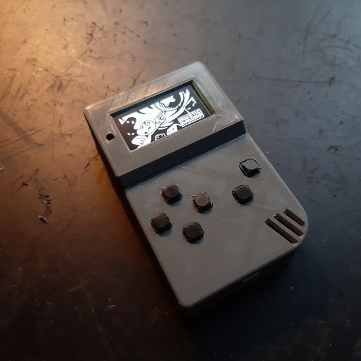 Arduboy gb Jeu arduino carte crédit Gameboy Jeux micro sh1106 jouet 3D print model - Mito3D