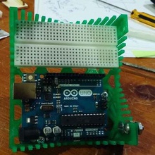 arduino-uno breadboard unterstützen tool Werkzeug-Halter-Boxen 3d print model - Mito3D