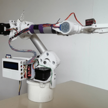 arduino 6-eixo do braço robótico ferramenta robô 3d print model - Mito3D