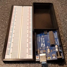 arduino bench tester tool box leonardo mount uno breadboard electronics 3d print model - Mito3D