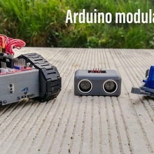 Arduino Bluetooth kontrolliert modular Roboter Gadget Robotik 3d print model - Mito3D