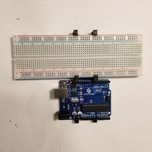 arduino breadboard holder small 3d printer tool tech uno electronics 3d print model - Mito3D