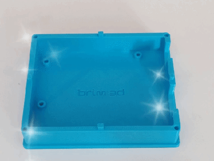 Arduino Fall Mantel atmega328p brim3d Elektronik Gehege atmega Tafel 3d 3d print model - Mito3D