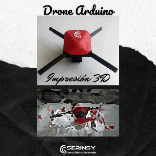 arduino drone skeleton version 2 drones electronics kitdrone home dronecasero assembly toy art 3d print model - Mito3D