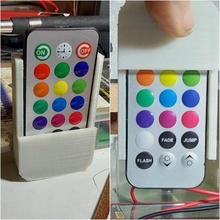 arduino ir remote holder magnet magnetic 38khz holster 3d print model - Mito3D