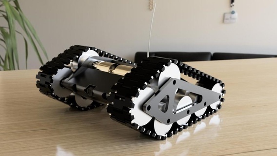 arduino lr tank robotik 3d print model - Mito3D
