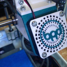 arduino materia 101 fan guard logo tool 3d printer parts 40x40 3d print model - Mito3D
