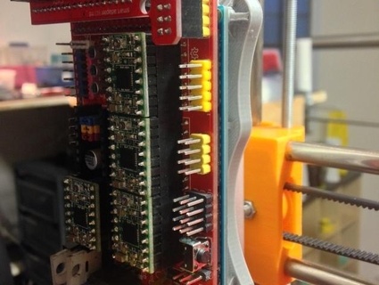 arduino méga + rampes titulaire soutien slot Cadre k8200 rail adapter 3drag 3d impression 3d print model - Mito3D