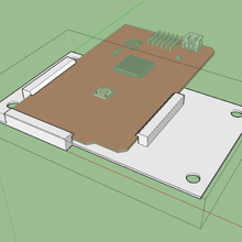 arduino mega support gadget case box 3d print model - Mito3D