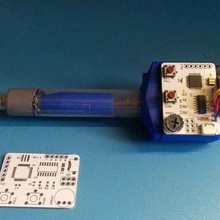arduino motorized smt solder paste dispenser tool electronics pcb smd soldering surface mount 3d print model - Mito3D