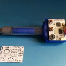 arduino motorized smt solder paste dispenser tool surface mount soldering smd pcb electronics 3d print model - Mito3D