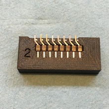 arduino offset header jig tool uno breadboard perfboard protoboard electronics 3d print model - Mito3D