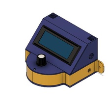 proyecto arduino caso gadget mega uno La impresión 3d rotary switch lcd 3d print model - Mito3D