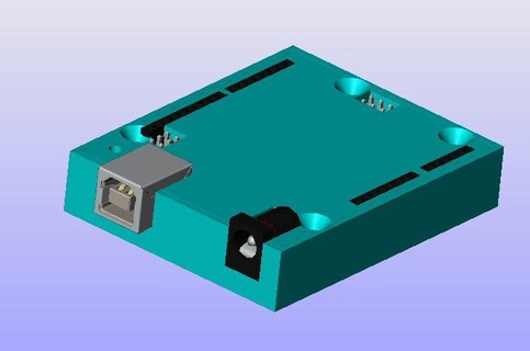 arduino r3 Kutu Ardiuno örtmek kılıf 3d print model - Mito3D
