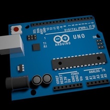 arduino r3 gadget Funk çetin maketini 3d print model - Mito3D