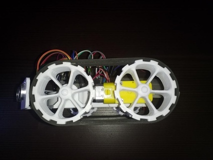 arduino tank izler tekerlek robotik 3d print model - Mito3D