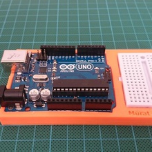 arduino uno e mini breadboard stand strumento cura autodesk inventore 4max anycubic 3d print model - Mito3D