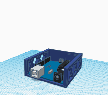 arduino uno case gadget 3d print model - Mito3D