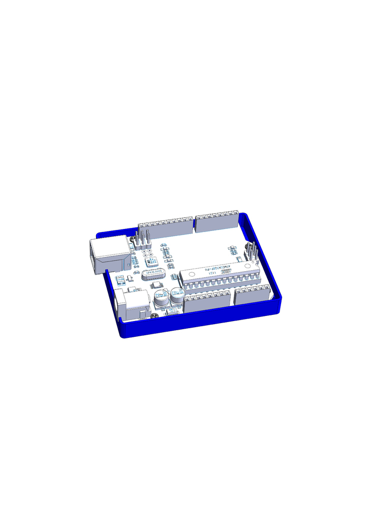 arduino uno durum kılıf elektronik 3D print model - Mito3D