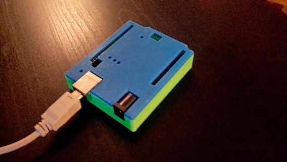 arduino uno screwless snug case slim electronics 3d print model - Mito3D