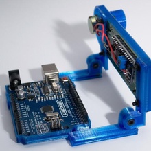 arduino uno regulador w lcd de 2x16 la herramienta electrónica pantalla microcontrolador 3d print model - Mito3D