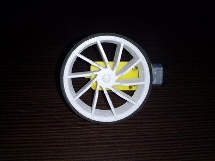 arduino ruota robotica 3d print model - Mito3D