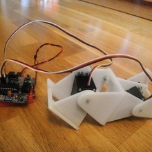 ardusnake arduino modular snake robots library gadget robotics upm software skymega repy printbot plastic valley robot 3d print model - Mito3D