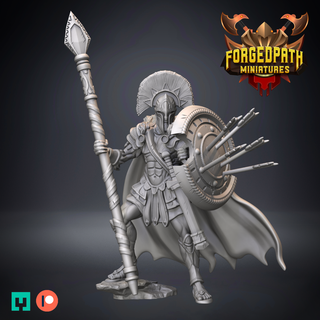 ares - greek general god war pre supported 32mm scale mythology sparta spartans tabletop wargaming 3d print model - Mito3D