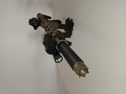 ares amoeba 0-13 acetech tracer adapter 14mm ccw airsoft barrel suppressor maple leaf 3d print model - Mito3D