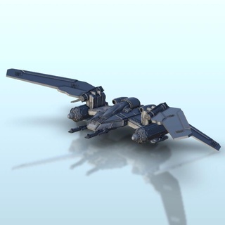 arethusa spaceship 31 - battleship vehicle sf science-fiction science fiction 40k warhammer tank toy miniature missile launcher land wargame terrain wargaming warhammer30k warhammer40k 30k 40000 futuristic elite 3d print model - Mito3D