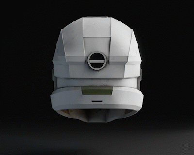 arf spartan mashup helmet - 3d print files phase 2 clone trooper armor star wars cosplay propmaking 501st legion 3d print model - Mito3D