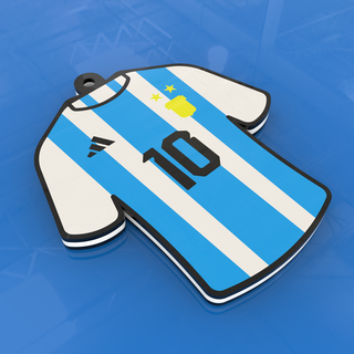 argentina - fifa world cup qatar 2022 soccer taiced ecuador mmu team champion keychain championship 3d print model - Mito3D