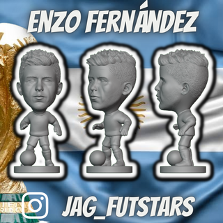 Argentinien 2022 Enzo Fernandes Fußball Zahl Katar Meister Welt Champion messi 3d print model - Mito3D