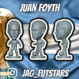 Argentina 2022 Juan foyth futebol figura catar campeões mundo campeão messi 3d print model - Mito3D