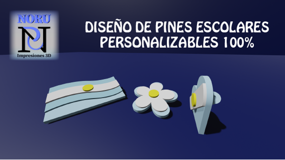 argentina cockade pins Gadget pin 3d print model - Mito3D